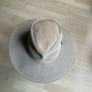 Henschel USA Hat H1H Beige Tan Safari Mesh Sun Hat Vented Adult size Large